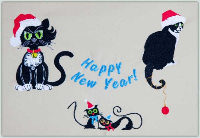 BFC1513 Sassy Cats Do Christmas