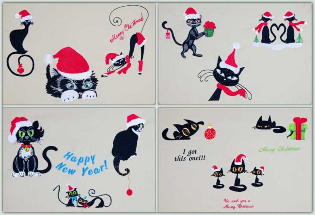 BFC1513 Sassy Cats Do Christmas