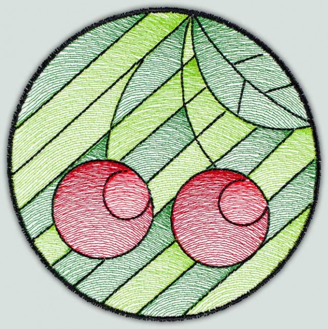 BFC1514 Stained Glass Circles-Fruit