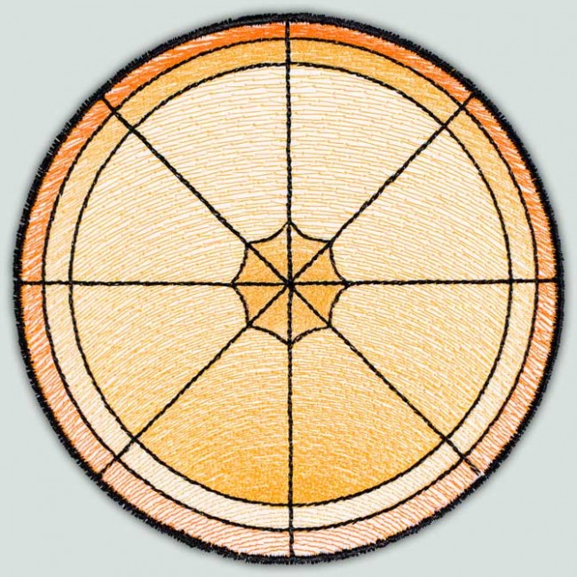 BFC1514 Stained Glass Circles-Fruit