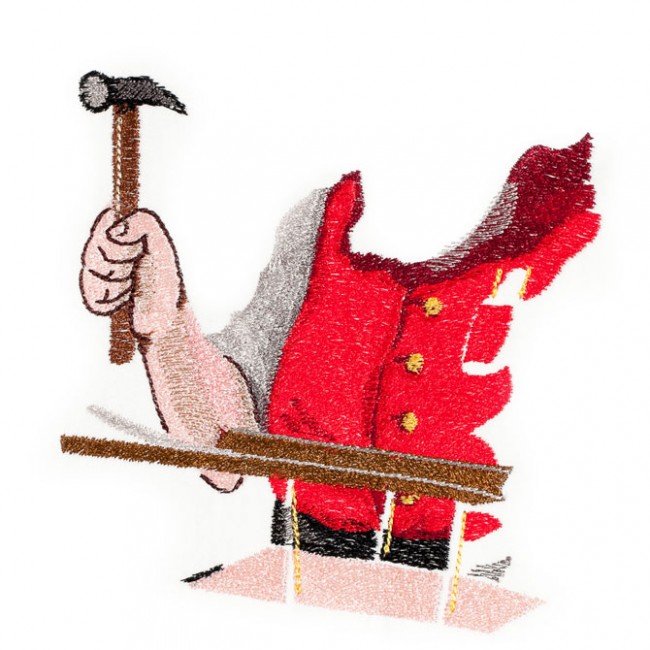BFC1520 Large Santa at Work
