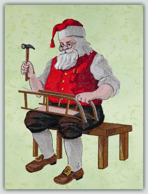 BFC1520 Large Santa at Work