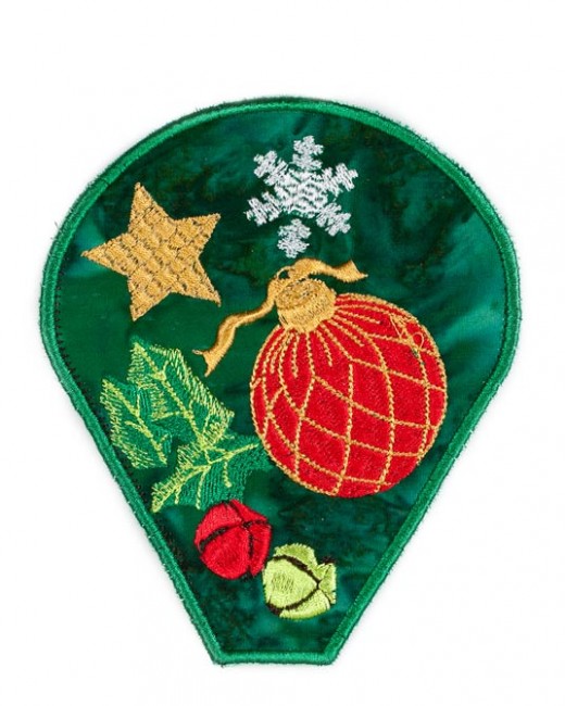 BFC1525 FSL or Fabric Christmas Bowls