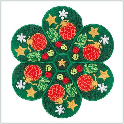 BFC1525 FSL or Fabric Christmas Bowls