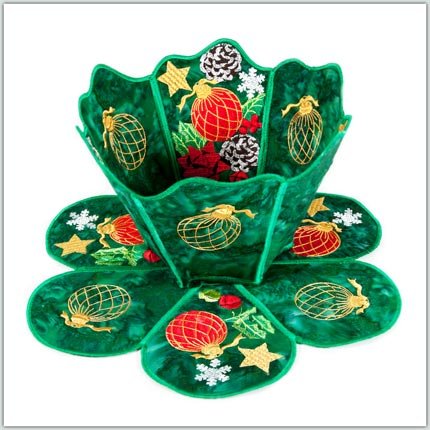 BFC1525 FSL or Fabric Christmas Bowls
