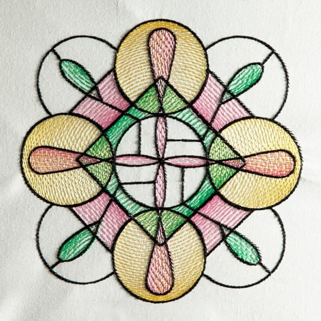 BFC1528 12th Anniversary Quilt Circles