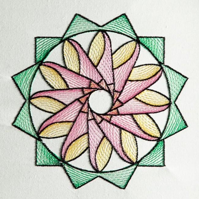 BFC1528 12th Anniversary Quilt Circles