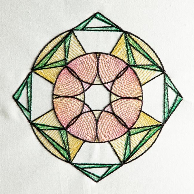 BFC1528 12th Anniversary Quilt Circles