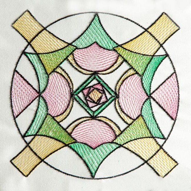 BFC1528 12th Anniversary Quilt Circles