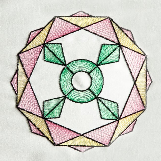 BFC1528 12th Anniversary Quilt Circles