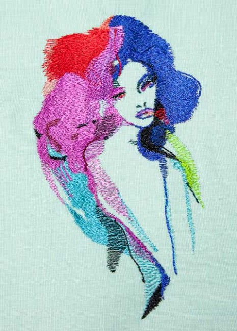 BFC1530 Colorful Abstract Ladies