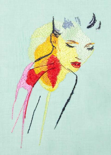 BFC1530 Colorful Abstract Ladies
