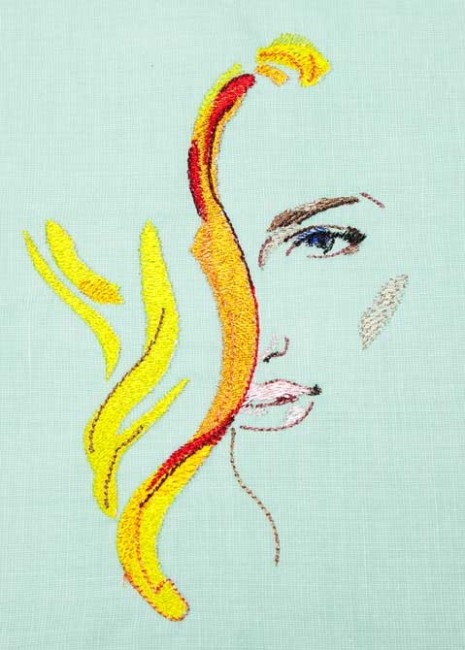 BFC1530 Colorful Abstract Ladies