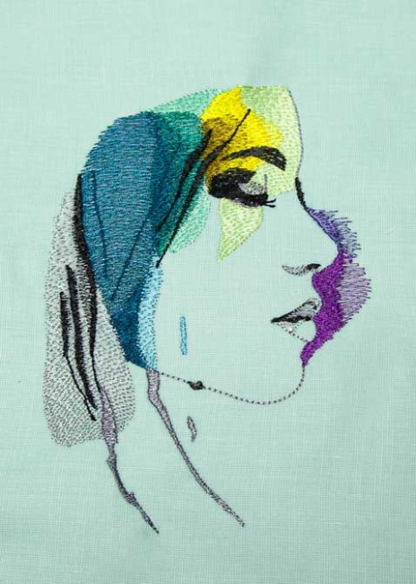 BFC1530 Colorful Abstract Ladies