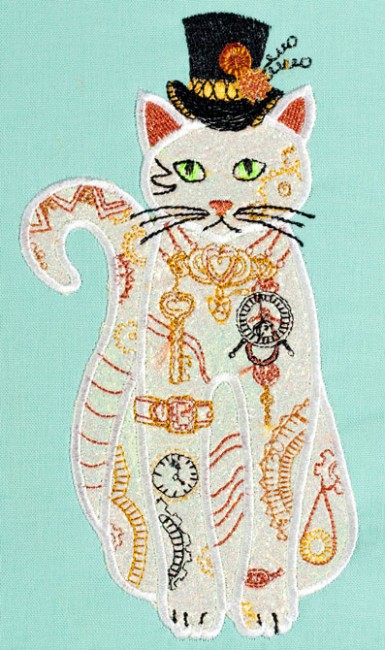 BFC1534 Applique or Not Adorable Felines