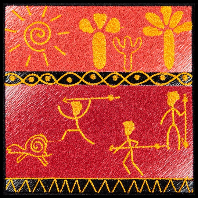 BFC1535 African Quilt Squares