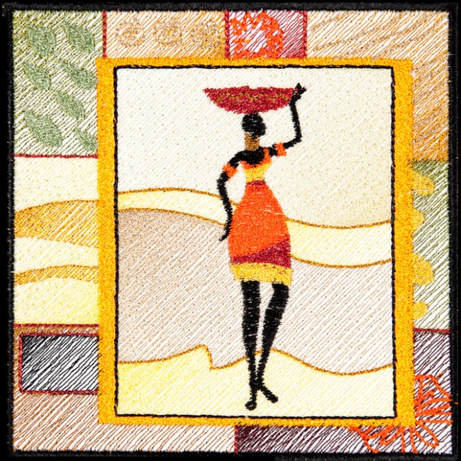 BFC1535 African Quilt Squares