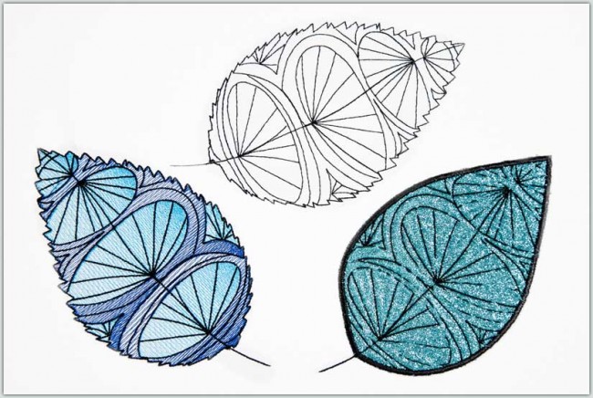 BFC1540 Lovely Leaves 3 Ways
