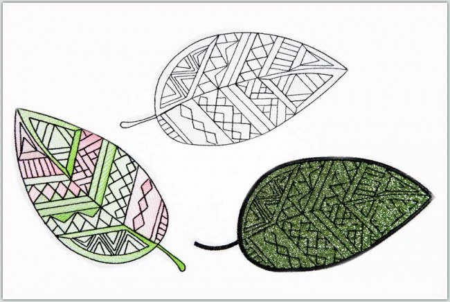 BFC1540 Lovely Leaves 3 Ways