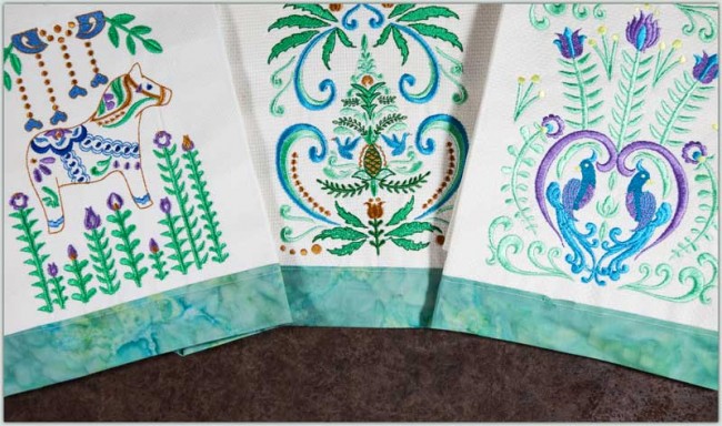 BFC1544 Nordic Designs in Blues and Greens
