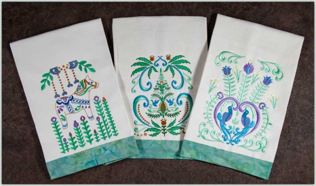 BFC1544 Nordic Designs in Blues and Greens
