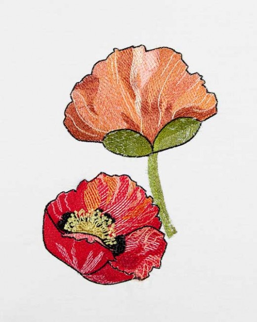 BFC1549 Poppies Times Two