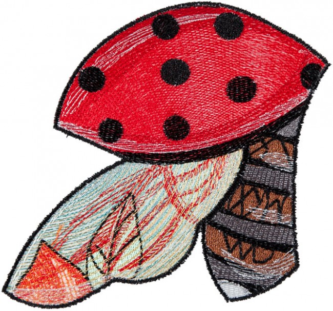 BFC1567 Ching Chou's Stained Glass Ladybug