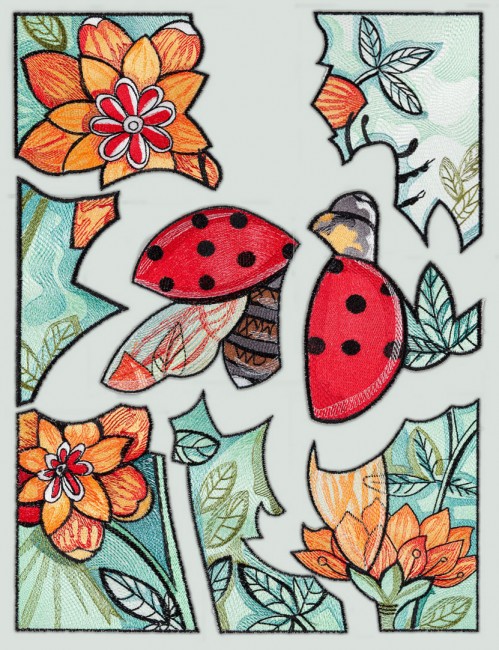 BFC1567 Ching Chou's Stained Glass Ladybug