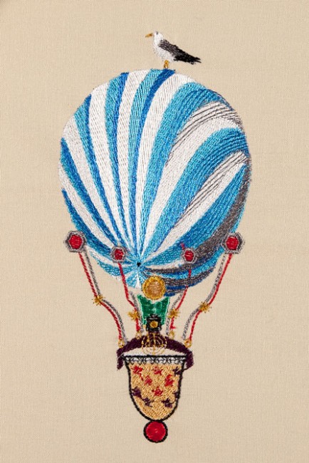 BFC1569 Art Quilt - Steampunk Skies