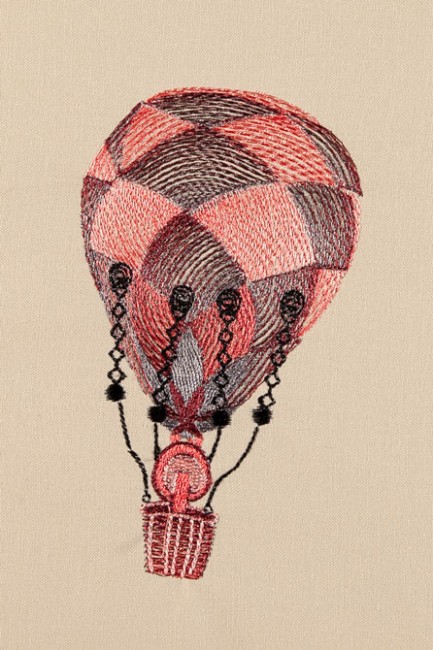 BFC1569 Art Quilt - Steampunk Skies