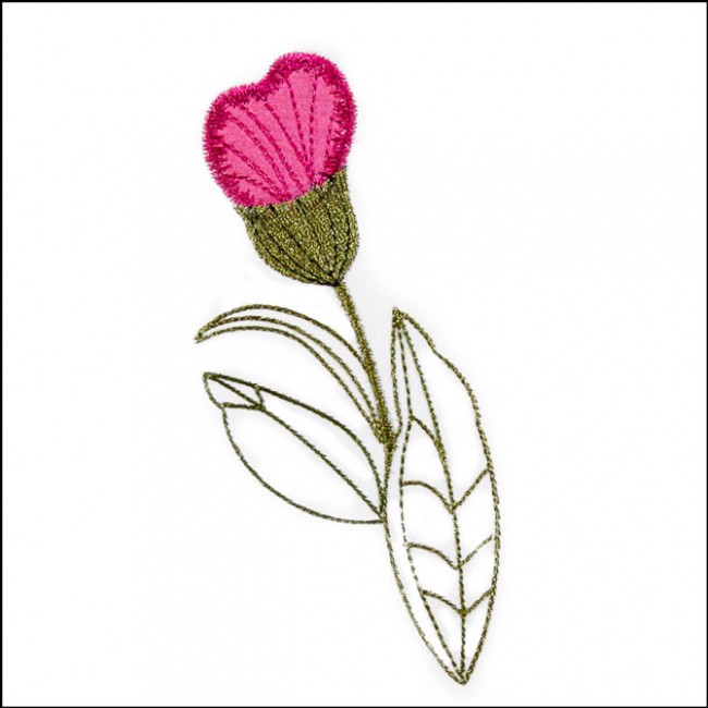 BFC1573 Large Floral Applique
