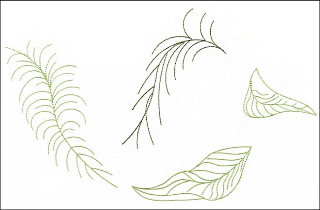 BFC1573 Large Floral Applique