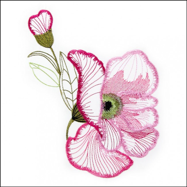 BFC1573 Large Floral Applique
