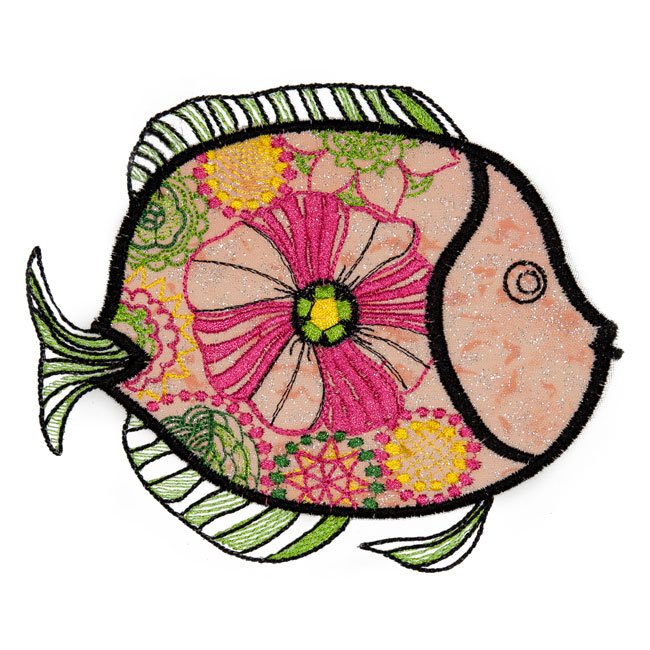BFC1581 Applique or Not Fishy Friends