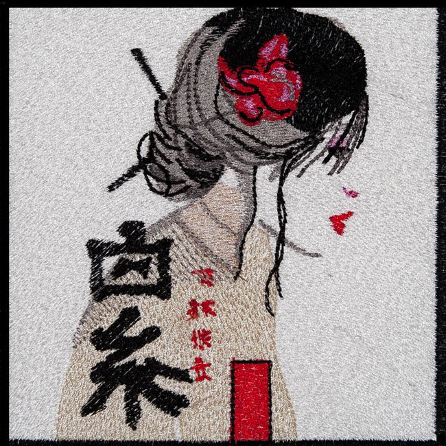 BFC1582 Geisha Quilt Squares