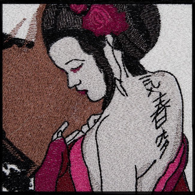BFC1582 Geisha Quilt Squares