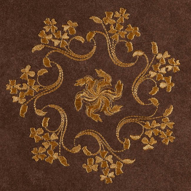 BFC1583 Golden Quilt circles