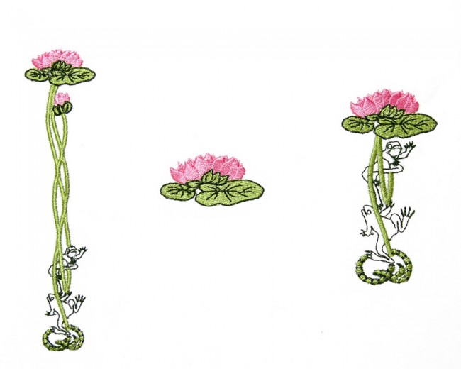 BFC1590 Art Nouveau Floral Motifs