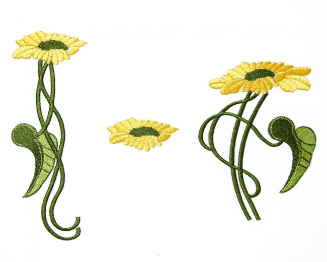 BFC1590 Art Nouveau Floral Motifs