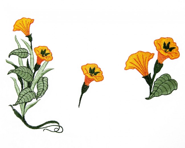 BFC1590 Art Nouveau Floral Motifs