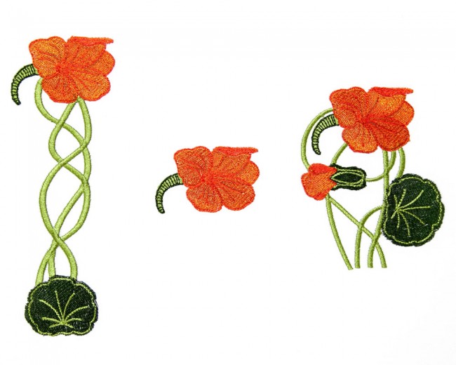 BFC1590 Art Nouveau Floral Motifs