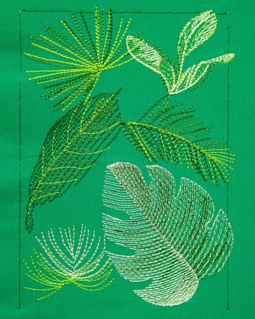 BFC1592 Backgrounds - Jungle Leaves