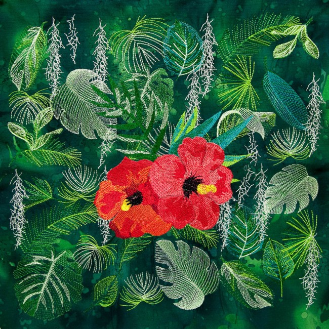 BFC1592 Backgrounds - Jungle Leaves