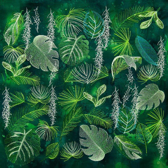 BFC1592 Backgrounds - Jungle Leaves