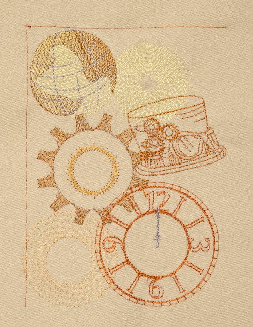 Steampunk Background 6