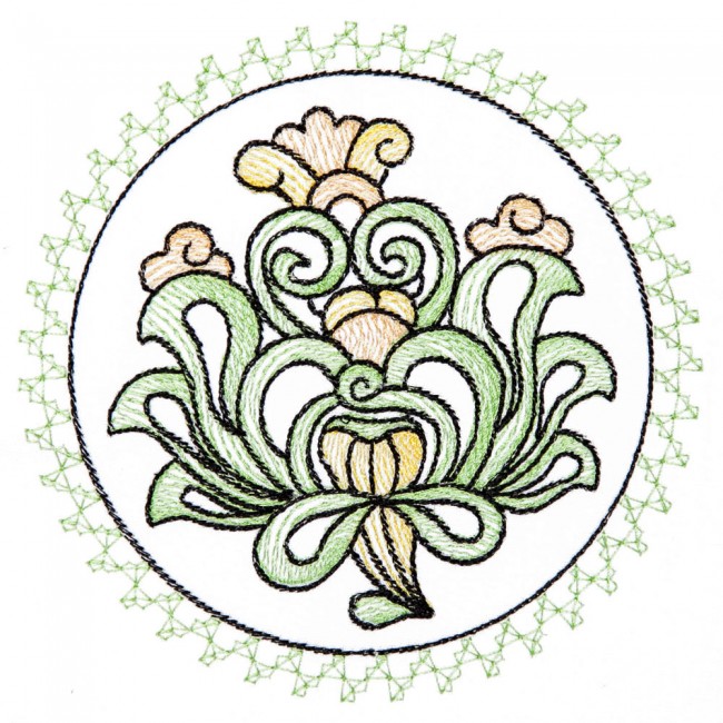 BFC1597 A Dozen Quilt Circles