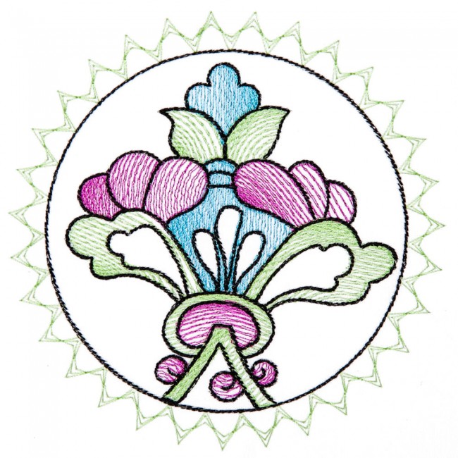 A Dozen Quilt Circles - 8