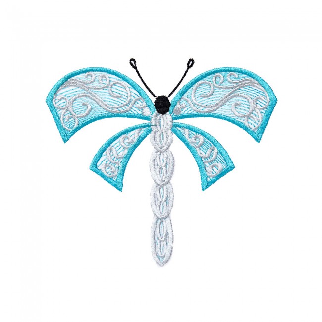 BFC1599 Embellished Dragonfly Garden