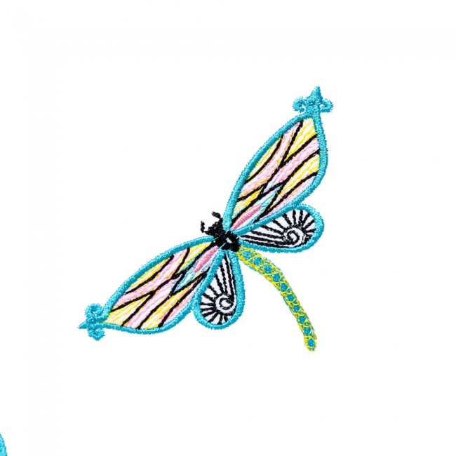 BFC1599 Embellished Dragonfly Garden