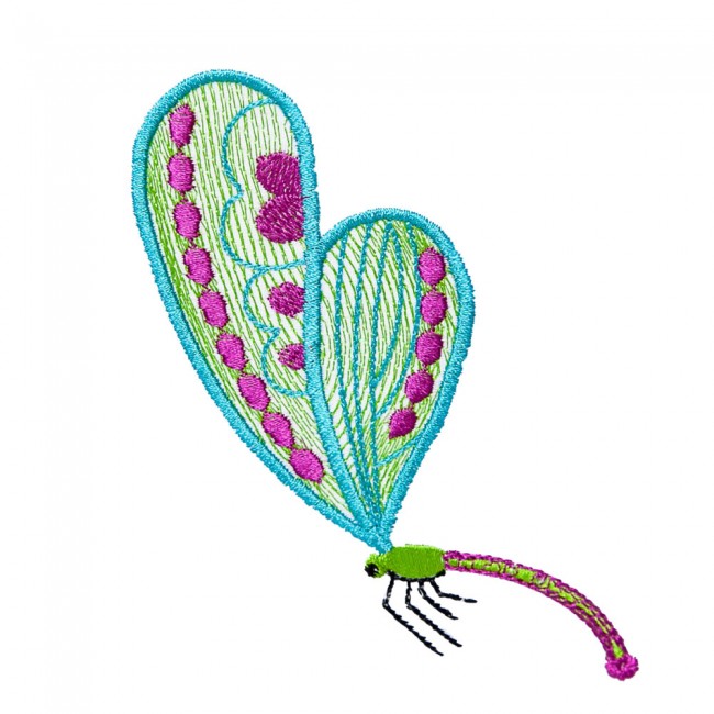 BFC1599 Embellished Dragonfly Garden